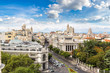 Cibeles fountain at Plaza de Cibeles in Madrid
