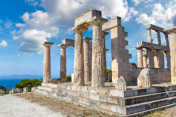 Wall Mural - Aphaia temple on Aegina island, Greece