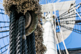 Fototapeta  - Nautical ropes