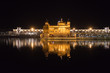 Golden Temple Glowing at Night with Reflection in Amritsar, Punjab
