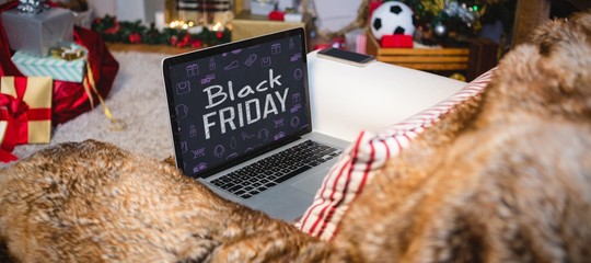 Poster - Composite image of black friday advert
