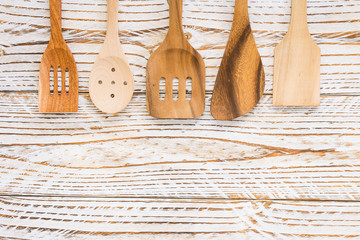 Wall Mural - Wood utensils