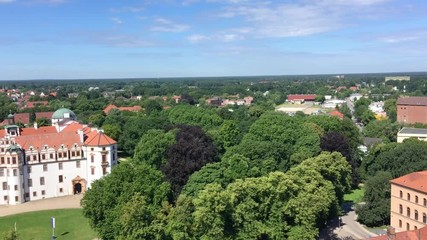 Wall Mural - Aerial view of countryside in spring