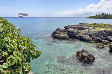 Wall Mural - Lagoon on Mare Island, New Caledonia