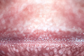 Aufkleber - Abstract colored glitter bokeh background