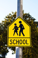 School sign