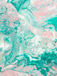 Green and pink hand painted background