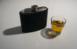 Flask with a shot glas