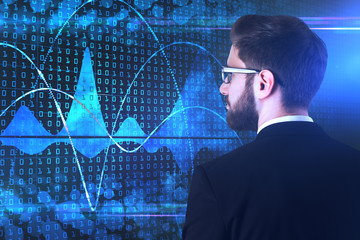 Poster - Cyberspace and innovation concept