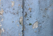 © tuckwai - Blue peeling paint. Old concrete background. Faded walls. Abstract textures.