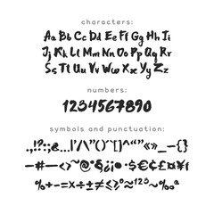 Poster - Ink and Brush Latin Script