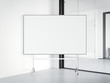 Modern officeinterior with whiteboard. 3d rendering