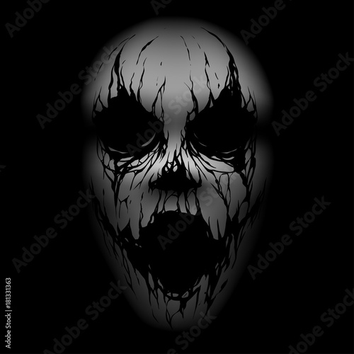 Scary face
