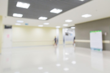 Wall Mural - blur image background  of corridor in hospital or clinic image