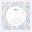 © AlexBlogoodf - Islamic concept with thin line icons: mosque, carpet, rosary, prayer, koran, moslem. Modern vector illustration, template for web page.