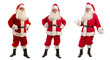 © AlexanderNovikov - Three Santa Claus in Christmas Costume - Full Length