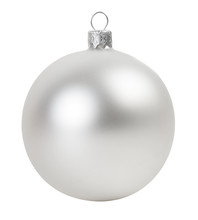 Silver Christmas Ball