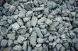 Closeup shot of crushed granite stones