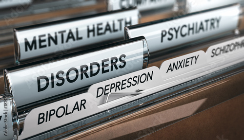 Fotografía Mental Illness List, Psychiatric Disorders