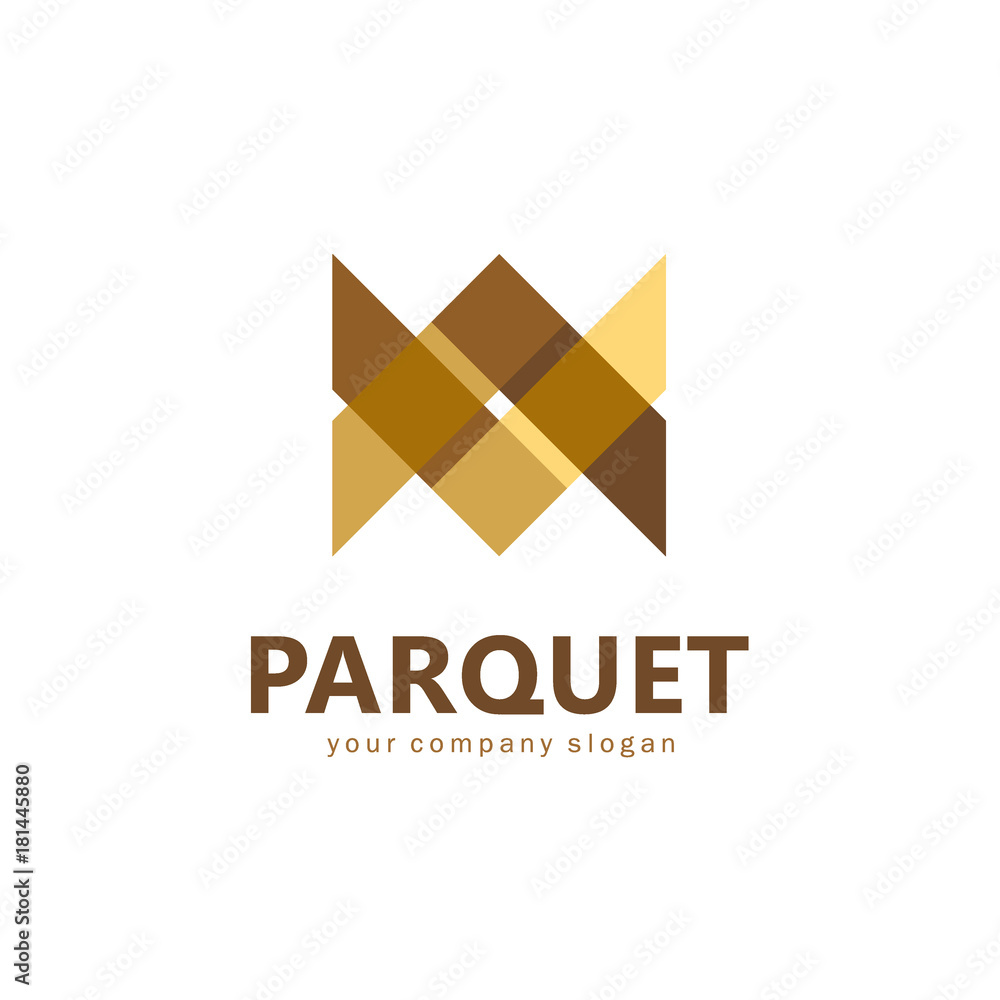 Vector Abstract Logo Template Logo Parquet Laminate Flooring Tiles Wall Mural Karrina