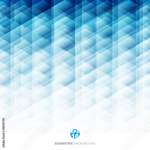 Abstract geometric hexagon pattern blue background, Creative design