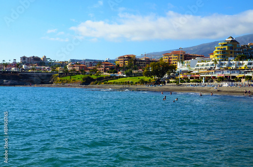View On Playa De Torviscas And Playa De Fanabe Beach In Costa