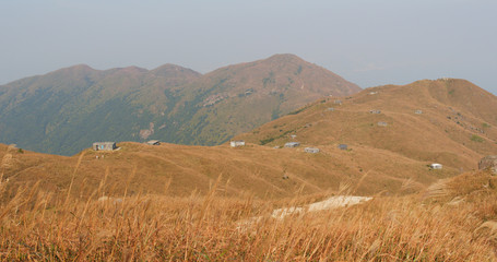 Wall Mural - Sunset Peak in autumn