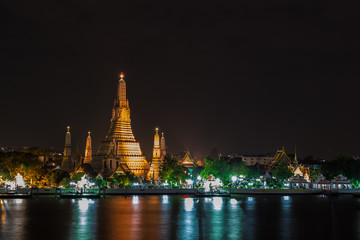 Wat Arun : 暁の寺・ワットアルン・チャオプラヤー川