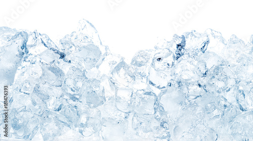 Photographie Natural ice cubes background.