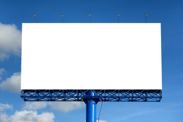 blank billboard ready for new advertisement