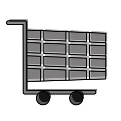 Sticker - shopping cart icon image