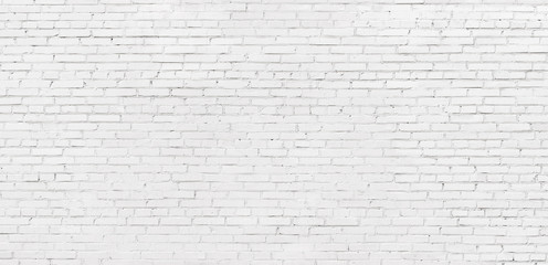 Wall Mural - whitewashed brick wall, light brickwork background for design. white masonry