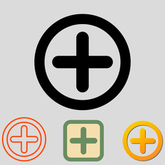 Poster - More icon vector set. Vector Illustration
