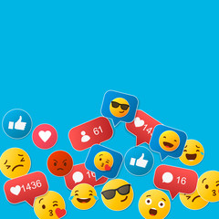 Poster - #addiction. Social media icons . #addiction concept in majestic vector illustration.
