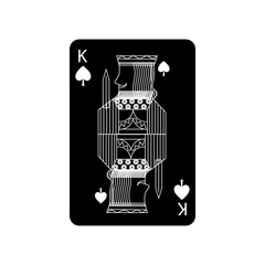 Sticker - king of spades french playing cards related icon icon image