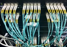 Fiber Optic Cables With Connectors In Group