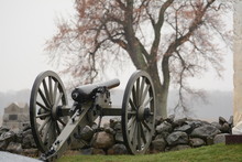 Union Cannon At Gettysburg