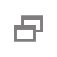 Fototapete - 2 window open Icon. Web element. Premium quality graphic design. Signs symbols collection, simple icon for websites, web design, mobile app, info graphics