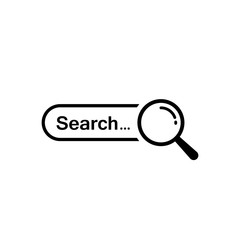 Poster - Search bar icon. Vector isolated search symbol