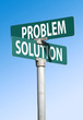problem and solution sign