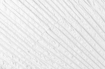 Poster - white abstract striped plaster background.
