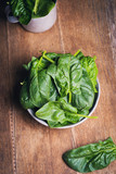 Fototapeta Kuchnia - green fresh spinach