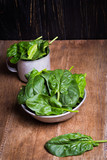 Fototapeta Kuchnia - green fresh spinach