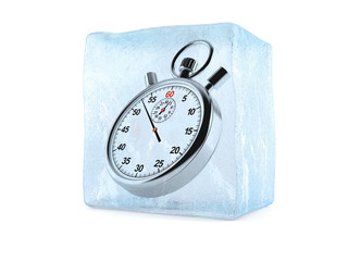 Canvas Print - freeze time concept