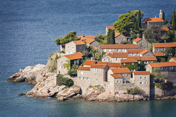 Island village Montenegro