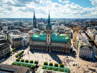 Wall Mural - Hamburg Market Square