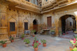 Cour de Mandir Palace, Résidence des Maharadjahs de Jaisalmer