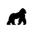 vector gorilla silhouette