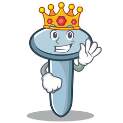 Sticker - King nail character cartoon style