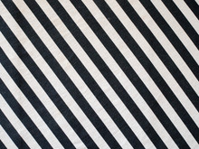 Closeup Of Black And White Stripped Fabric